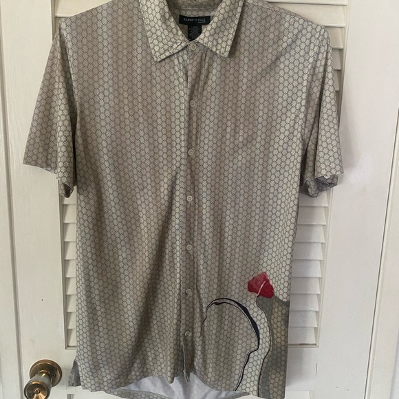 Kenneth Cole New York Other - Kenneth Cole polyester Wine casual shirt